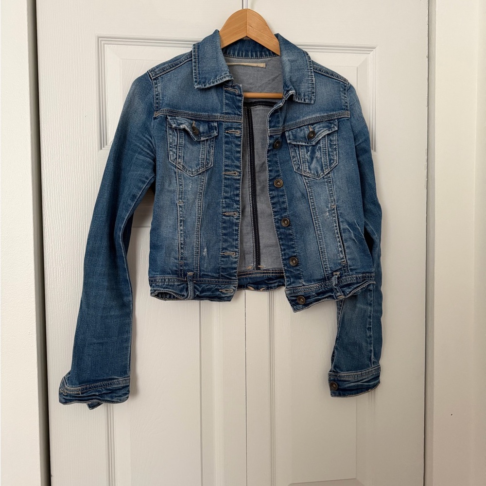 Stradivarius Blue Denim Jacket